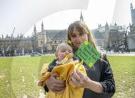 Mothers and babies join protest against UK imprisonment of pregnant women. Two babies have died in women’s prisons in UK in past three years, when mothers gave birth without medical assistance.