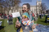 Mothers and babies join protest against UK imprisonment of pregnant women. Two babies have died in women’s prisons in UK in past three years, when mothers gave birth without medical assistance.