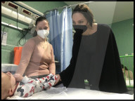 Angelina Jolie visits Ospedale Pediatrico Bambin Gesu