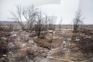 Death on the Highway between Kyiv and Zhytomyr, Ukraine - 02 Apr 2022