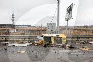 Death on the road in Bucha, Kiev, Ukraine - 02 Apr 2022
