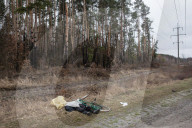Death on the road in Bucha, Kiev, Ukraine - 02 Apr 2022