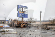Death on the road in Bucha, Kiev, Ukraine - 02 Apr 2022