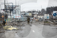 Death on the road in Bucha, Kiev, Ukraine - 02 Apr 2022