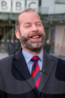 Jonathan Reynolds outside BBC following the Sunday Morning Show.