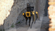 FEATURE - Roboterhund hilft bei der Bewachung der antiken römischen Ruinen von Pompeji
