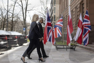 Foreign Secretary Liz Truss meets Foreign Minister Zvibniew Rau