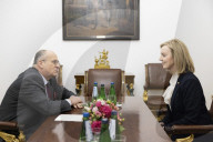 Foreign Secretary Liz Truss meets Foreign Minister Zvibniew Rau