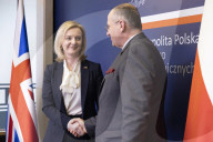 Foreign Secretary Liz Truss meets Foreign Minister Zvibniew Rau