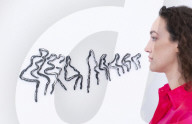 Rosemarie Castoro's Working Out exhibition at Thaddaeus Ropac gallery, London
