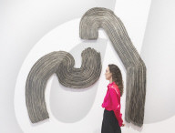 Rosemarie Castoro's Working Out exhibition at Thaddaeus Ropac gallery, London