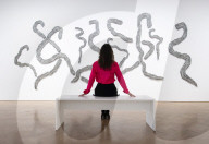 Rosemarie Castoro's Working Out exhibition at Thaddaeus Ropac gallery, London