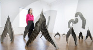 Rosemarie Castoro's Working Out exhibition at Thaddaeus Ropac gallery, London