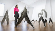 Rosemarie Castoro's Working Out exhibition at Thaddaeus Ropac gallery, London