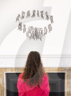 Rosemarie Castoro's Working Out exhibition at Thaddaeus Ropac gallery, London