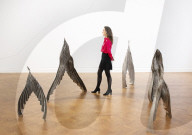 Rosemarie Castoro's Working Out exhibition at Thaddaeus Ropac gallery, London