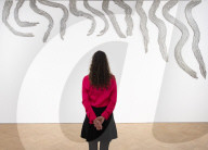 Rosemarie Castoro's Working Out exhibition at Thaddaeus Ropac gallery, London