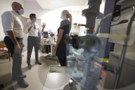 Prime Minister Boris Johnson visits new QEII hospital