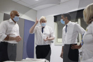 Prime Minister Boris Johnson visits new QEII hospital
