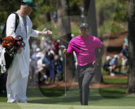 GOLF - Tiger Woods am ersten Tag des Masters-Golfturniers in Augusta