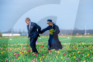ROYALS - Besuch der niederländischen Königin im Tulpenfeld