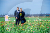 ROYALS - Besuch der niederländischen Königin im Tulpenfeld
