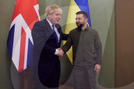 NEWS - Ukraine-Krieg: Der britische Premierminister Boris Johnson trifft ukrainischen Präsidenten in Kiew