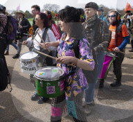 Extinction Rebellion spring campaign in Hyde Park, London