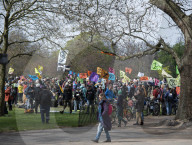 Extinction Rebellion spring campaign in Hyde Park, London
