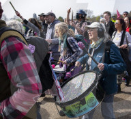 Extinction Rebellion spring campaign in Hyde Park, London