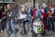 Extinction Rebellion spring campaign in Hyde Park, London