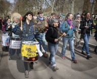 Extinction Rebellion spring campaign in Hyde Park, London
