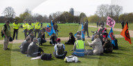 Extinction Rebellion spring campaign in Hyde Park, London