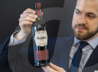 The Old, the Rare and the Only, an extraordinary single owner collection of Whisky, Cognac and Armagnac sale preview at Bonhams, New Bond Street, London, Great Britain, 11th April 2022