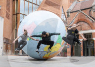 ISH Dance Collective. Elements of Freestyle outside the Peacock Theatre, London