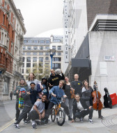 ISH Dance Collective. Elements of Freestyle outside the Peacock Theatre, London