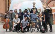 ISH Dance Collective. Elements of Freestyle outside the Peacock Theatre, London