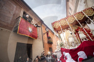FEATURE - Spanien: Prozession während der Karwoche in Alcala de Henares