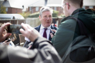 Keir Starmer during a visit to the SARA Project