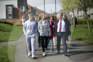 Keir Starmer during a visit to the SARA Project