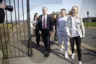 Keir Starmer during a visit to the SARA Project