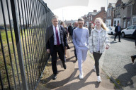 Keir Starmer during a visit to the SARA Project
