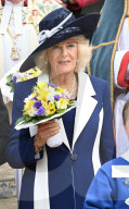 Charles und Camilla beim Royal Maundy Service in der St George's Chapel