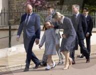 Die britische Königsfamilie bei der Ostermesse in Windsor