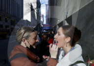 FEATURE - Tänzerinnen und Tänzer beim Vortanzen für die "Rockettes Line" in New York