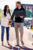 ROYALS - Prinz Harry und Meghan Marklebei den Invictus Games im Zuiderpark in Den Haag