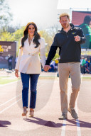 ROYALS - Prinz Harry und Meghan Marklebei den Invictus Games im Zuiderpark in Den Haag