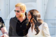 ROYALS - Prinz Harry und Meghan Marklebei den Invictus Games im Zuiderpark in Den Haag