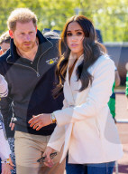 ROYALS - Prinz Harry und Meghan Marklebei den Invictus Games im Zuiderpark in Den Haag