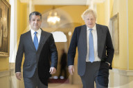 Prime Minister Boris Johnson meets Kurdistan PM Masrour Barzani
